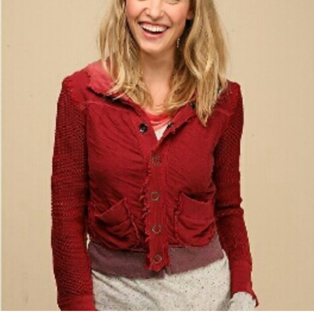 We The Free One Mason Women's Deep Red Utility Jacket hoodie